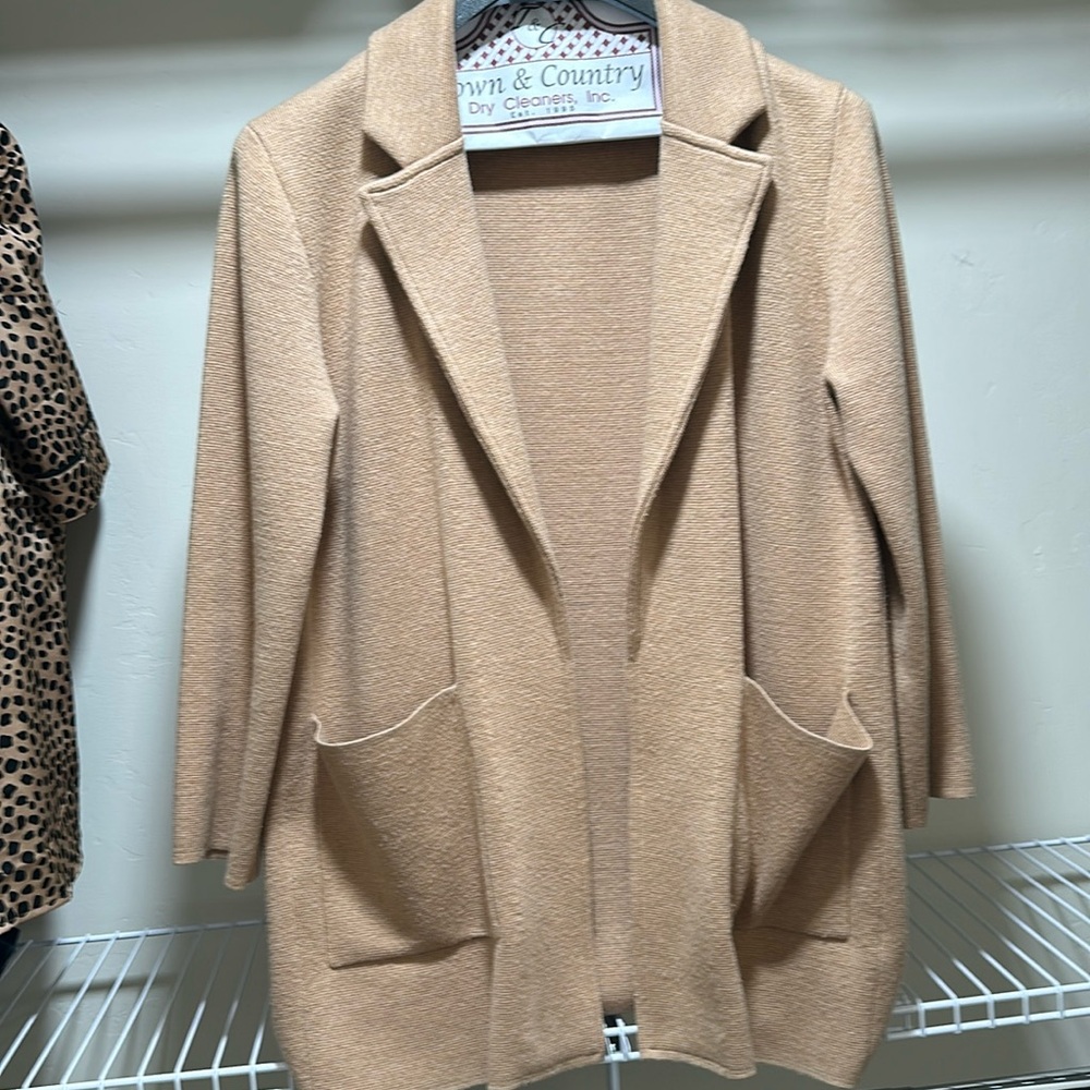 J.Crew Camel Sweater Blazer